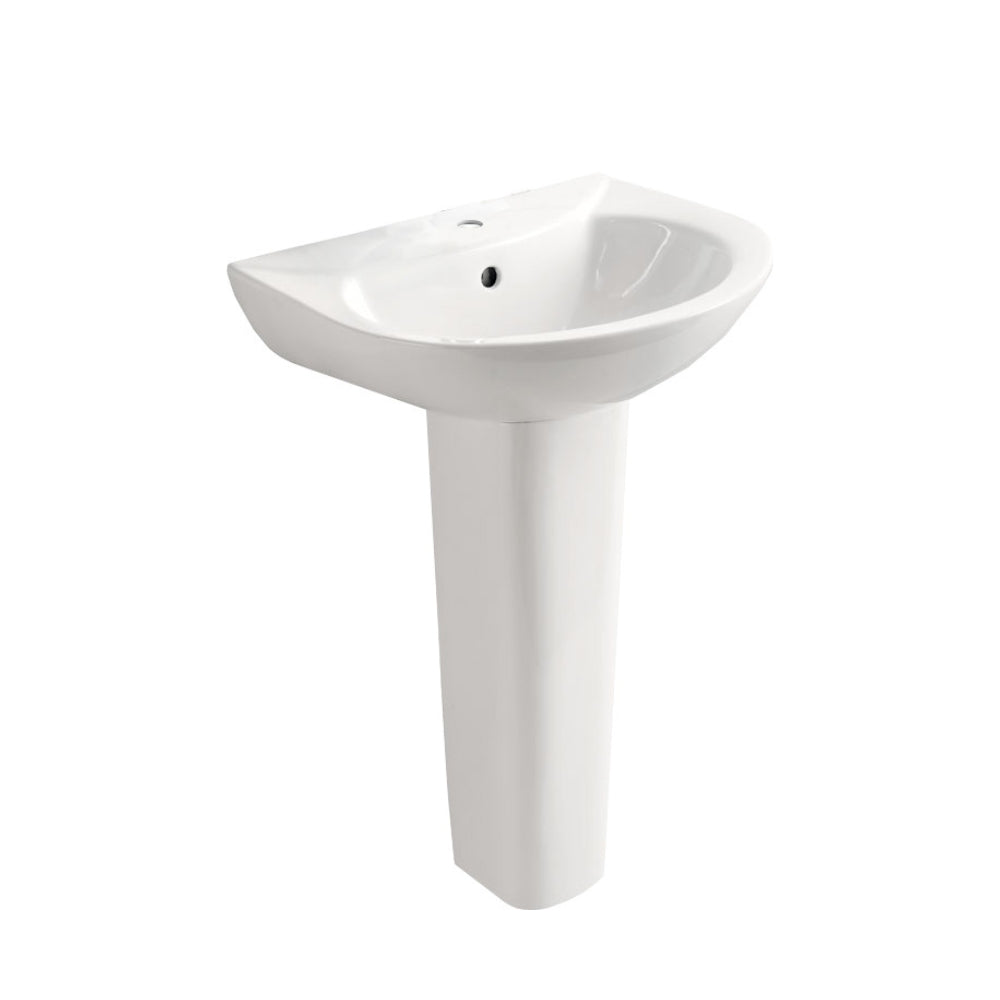 Chậu Rửa Mặt Lavabo JOMOO 12103-1/11P-I011 Treo Tường Chân Dài