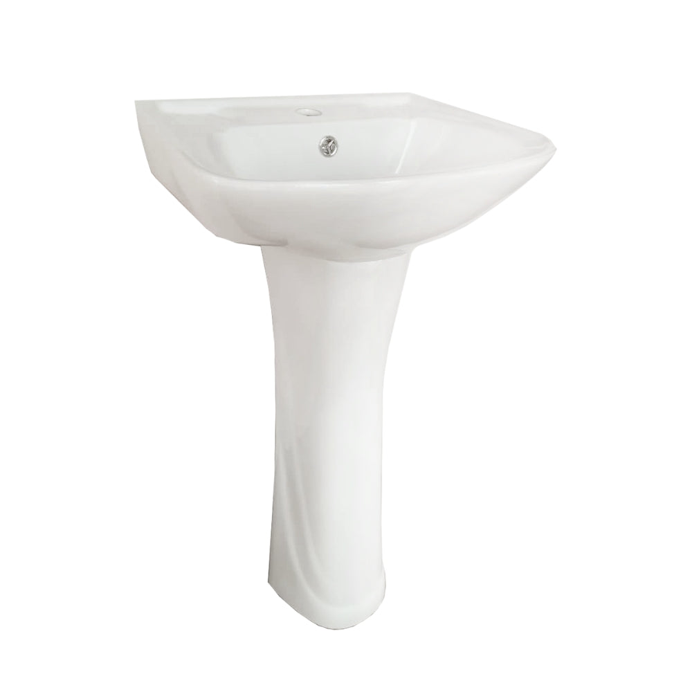 Chậu Rửa Mặt Lavabo JOMOO 12489-1/11P-I011 Treo Tường Chân Dài