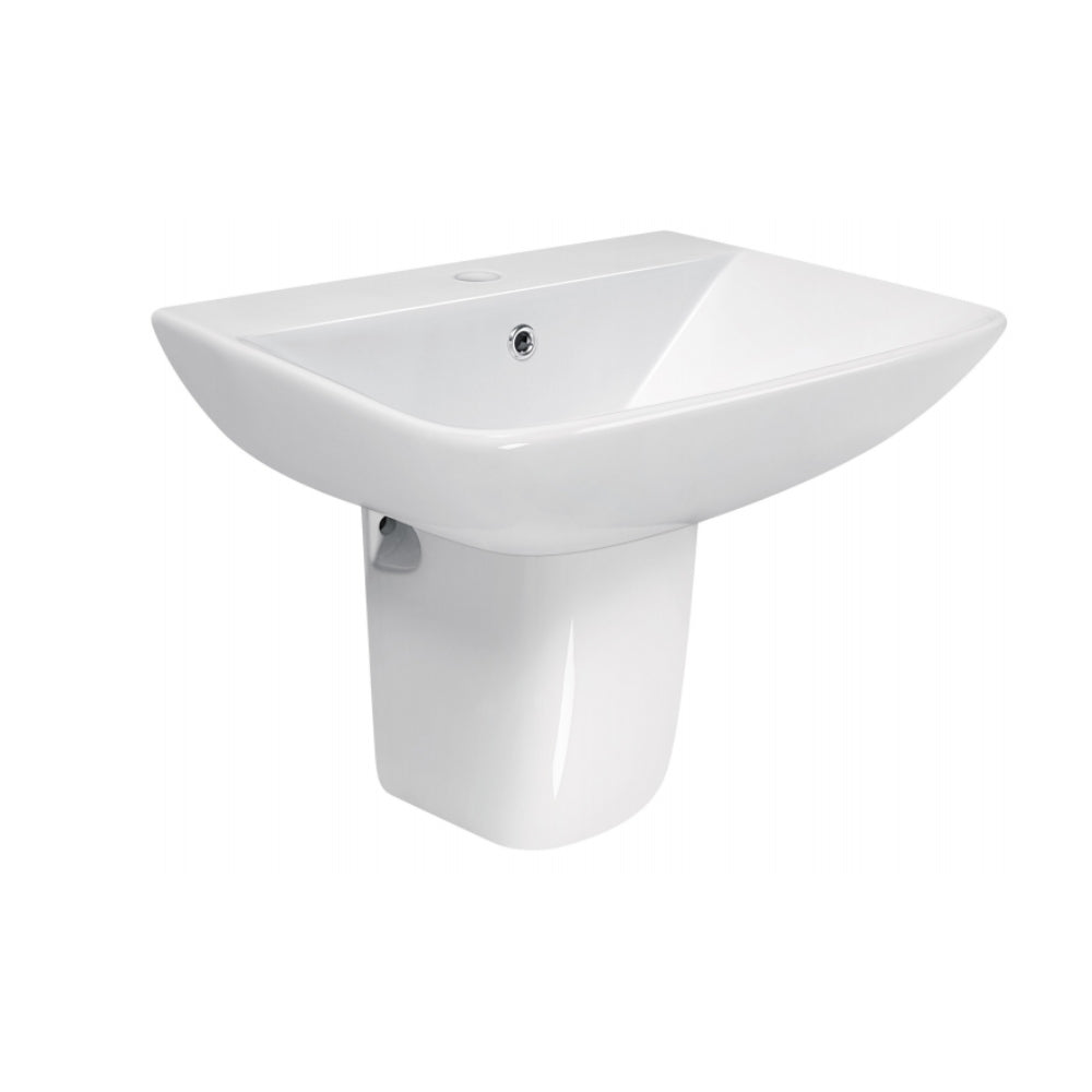 Chậu Rửa Mặt Lavabo JOMOO 12809-1/11P-I011 Treo Tường Chân Lửng