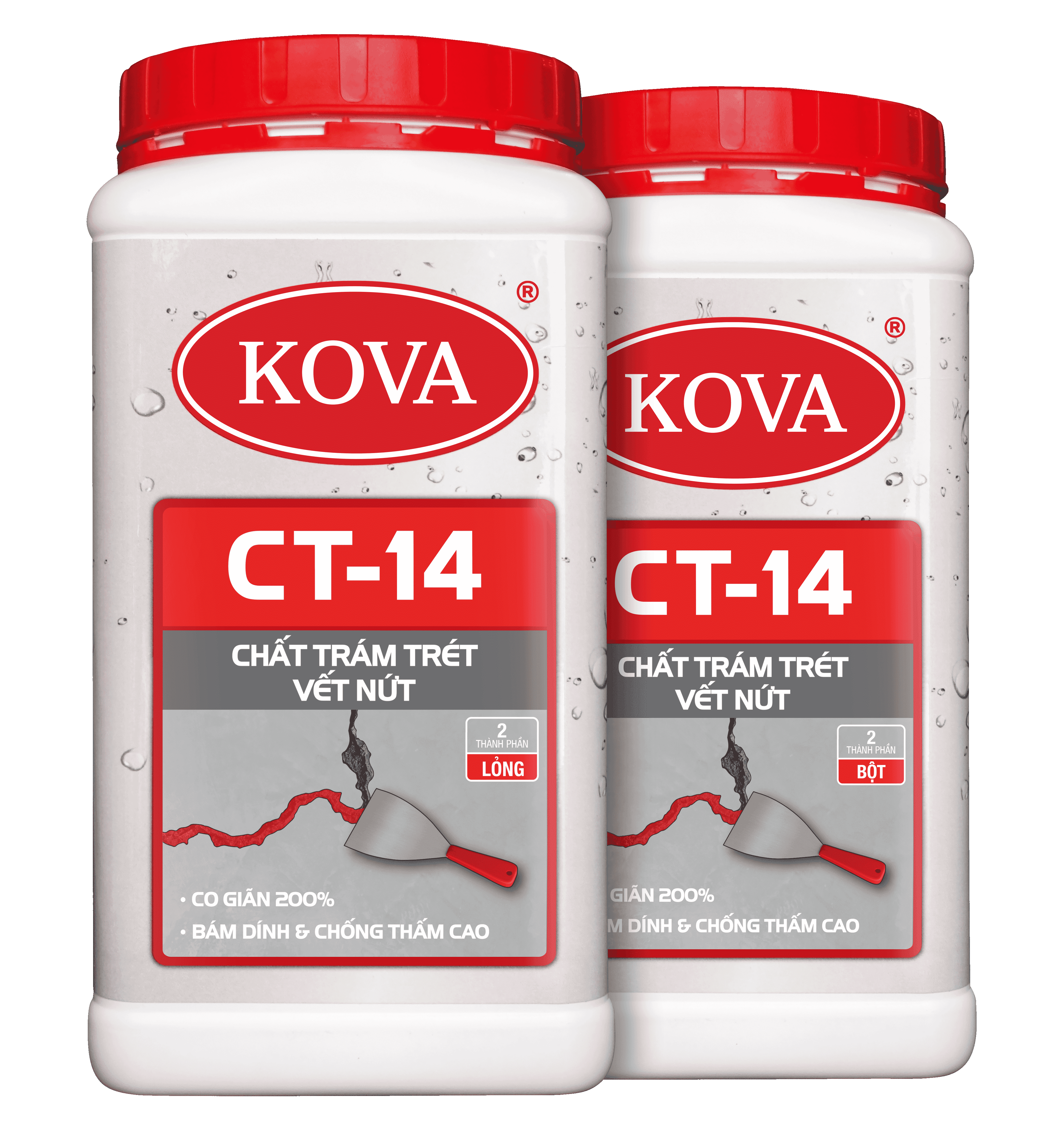 Chất Chống Thấm KOVA CT-14 - Co Giãn (2KG)