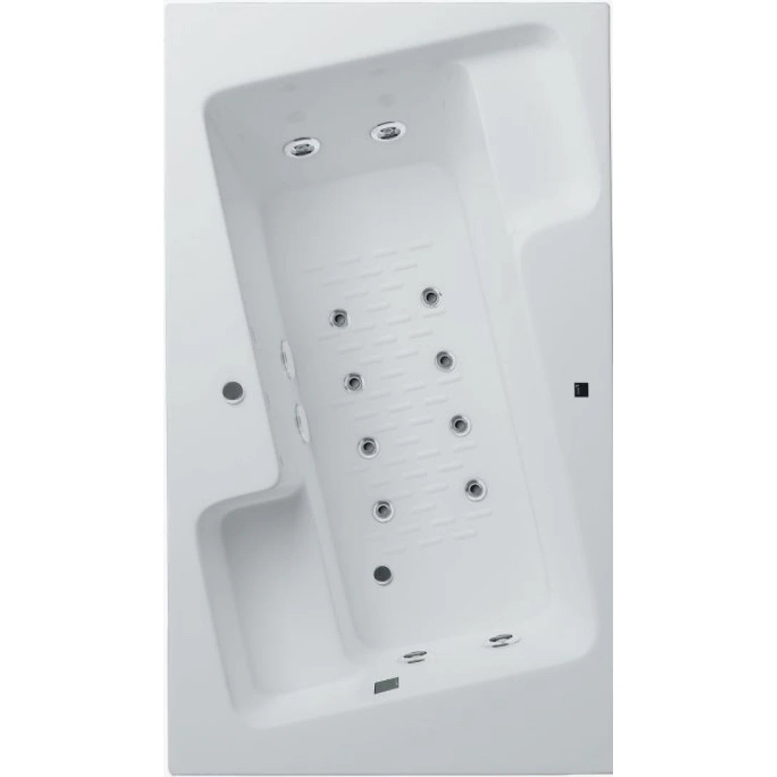 Bồn Tắm INAX MSBV-1700B 1.7m – Bồn Tắm Massage Jacuzzi Cao Cấp, Trắng Sang Trọng