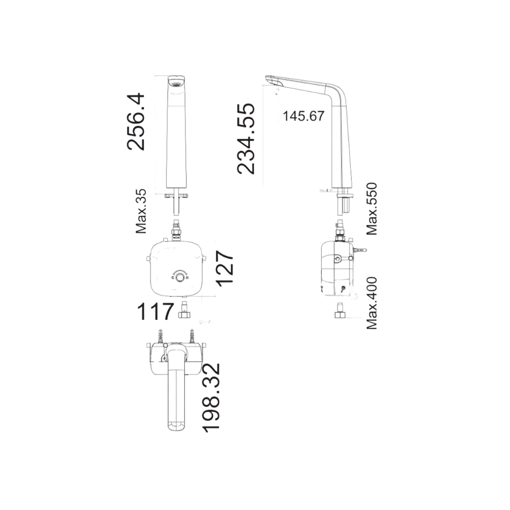 Vòi Lavabo American Standard 1130400000 Cảm Ứng AccuStream Size L