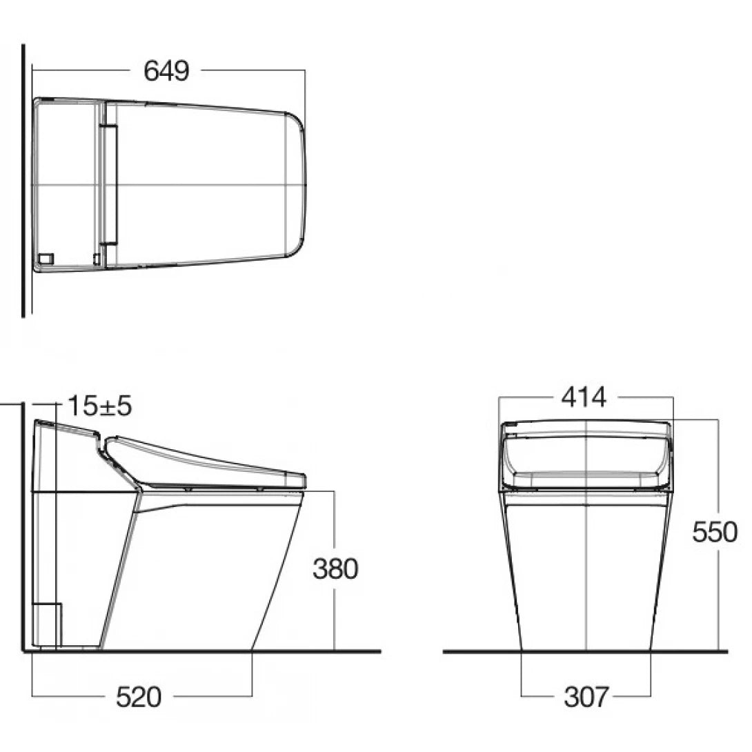 Bàn Cầu Điện Tử American Standard Acacia E WP-1806 (WP1806)