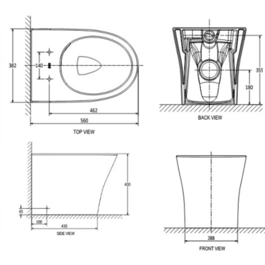 Bồn Cầu American Standard VF-2141S (VF2141S) Đặt Sàn Nắp WP-C119