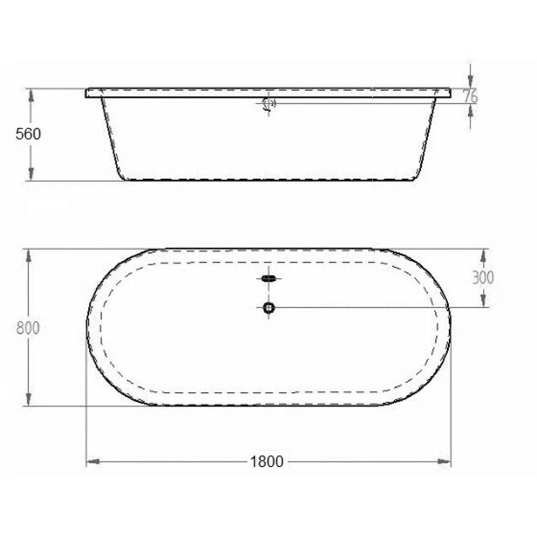 Bồn Tắm Grohe 39159000 Eurocube 1.8M