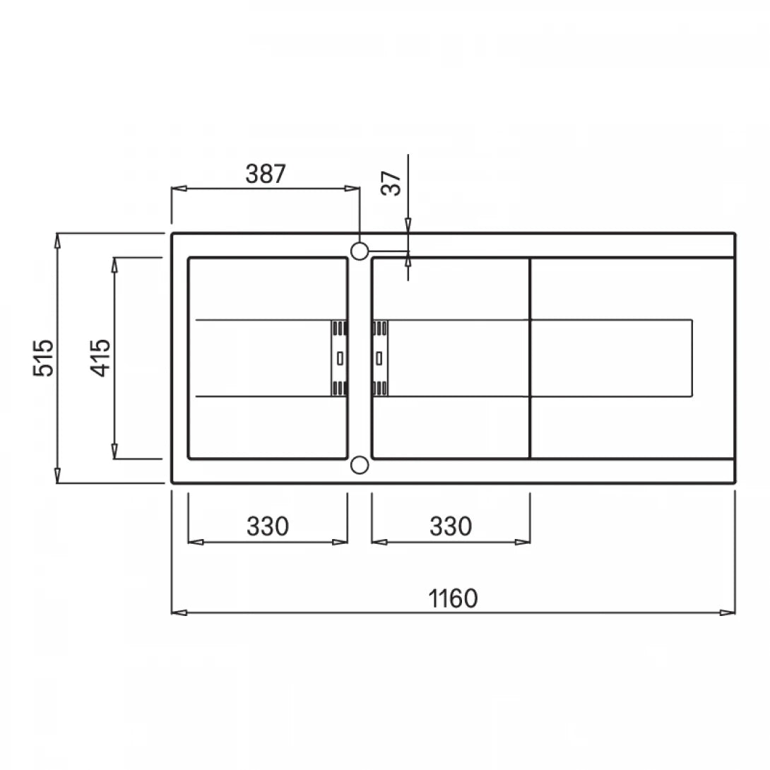 Chậu Đá Rửa Chén Malloca SMART K-500
