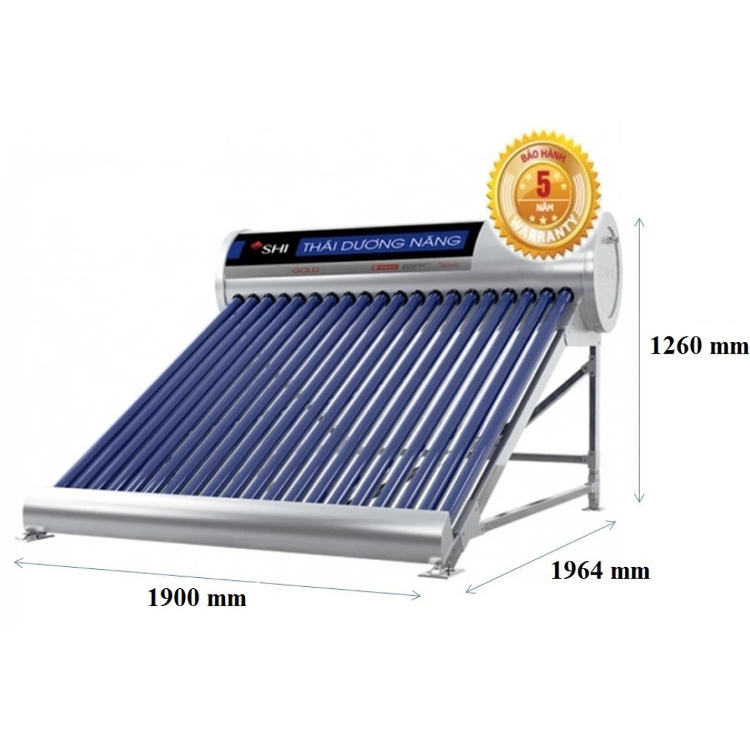 Thái Dương Năng Sơn Hà GOLD Nano 220L Ø58