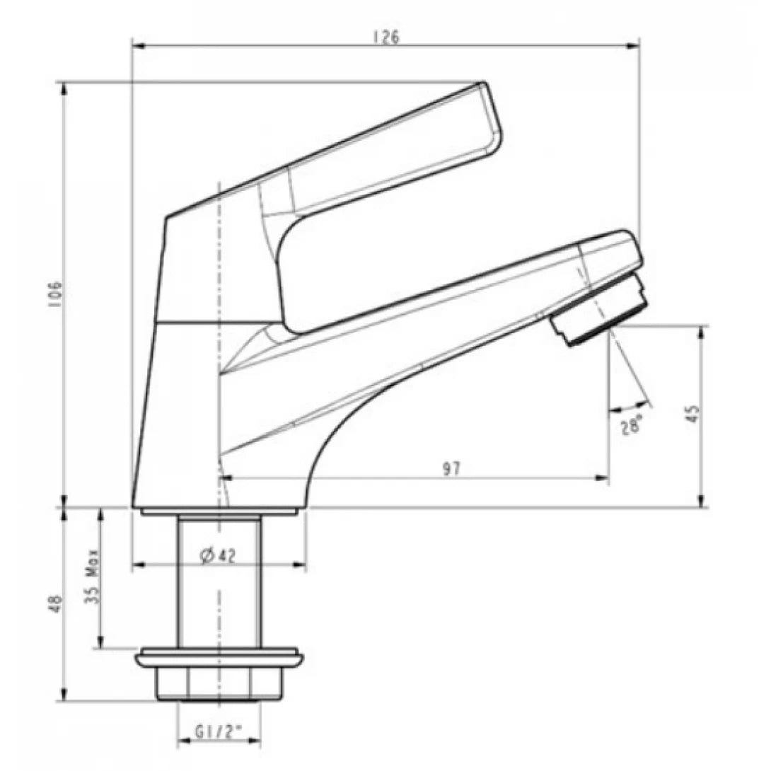 Vòi Lavabo American Standard WF-T601 (FFAST601) Lạnh