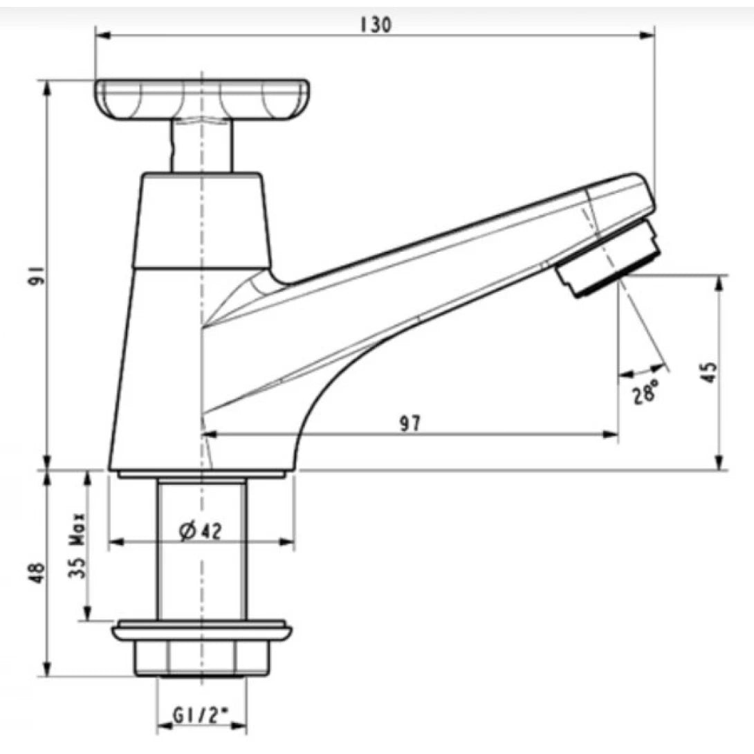 Vòi Lavabo American Standard WF-T701 (WFT701) Lạnh Winston