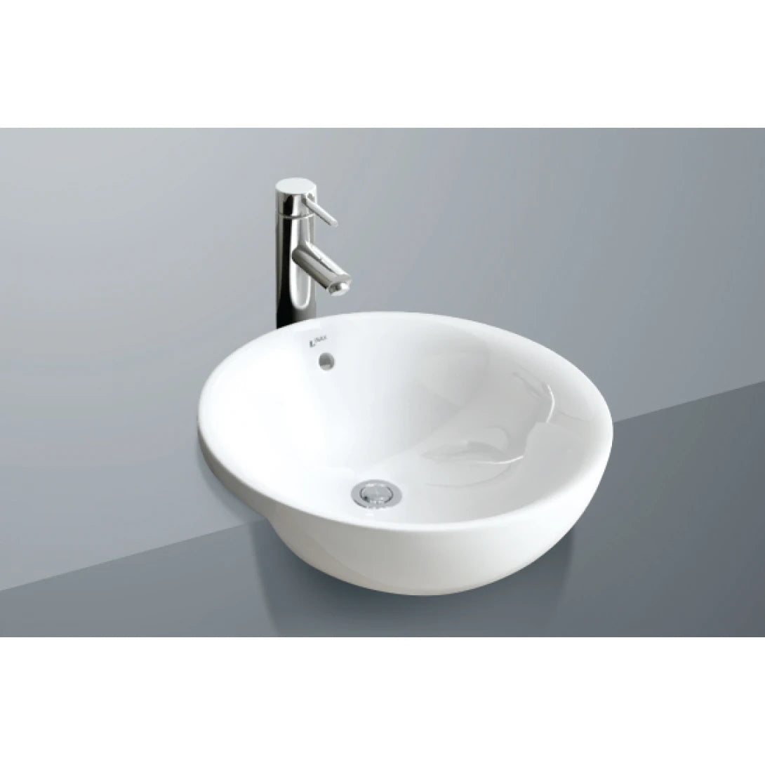 Chậu Rửa Mặt Lavabo Inax L-333V (L333V) Bán Âm Tròn
