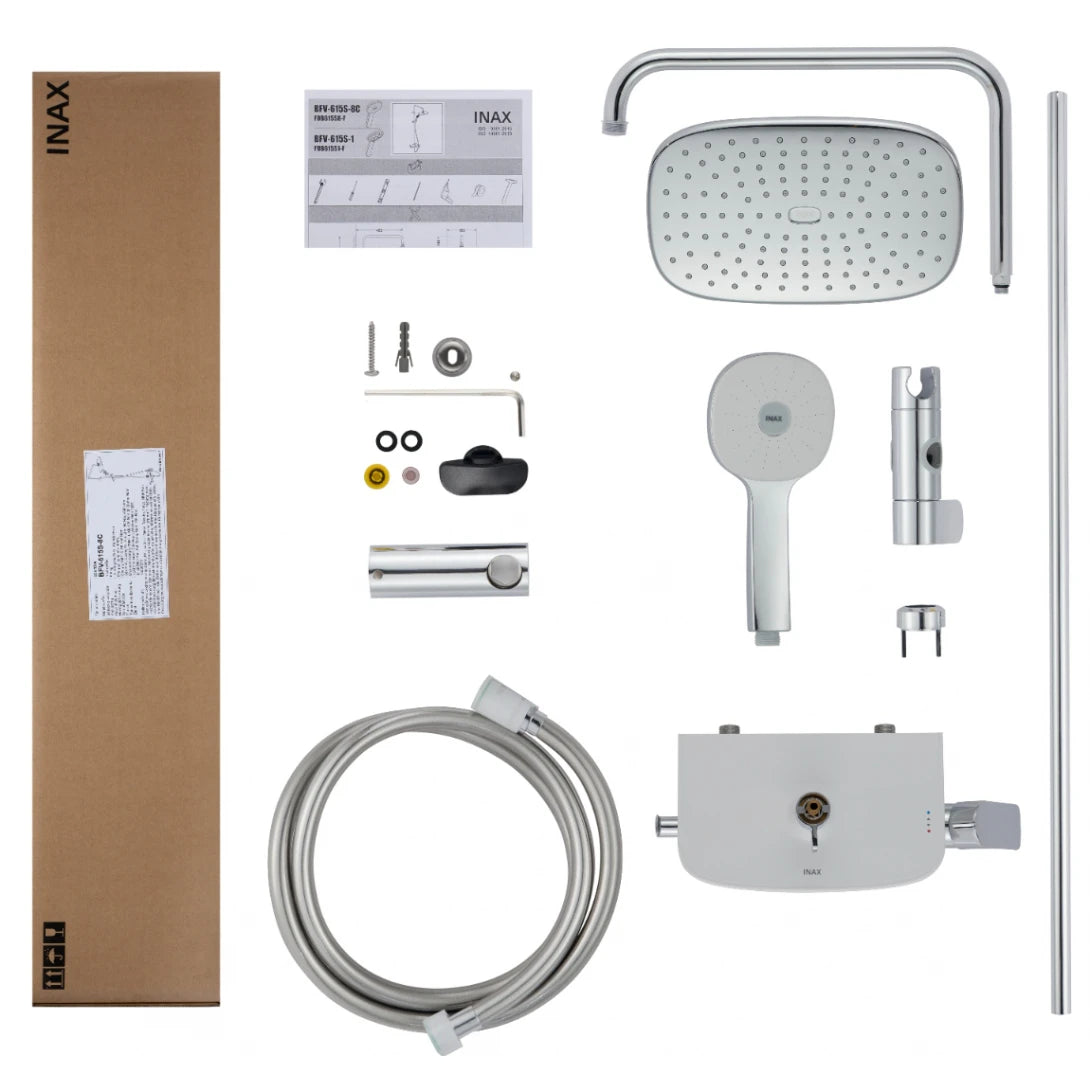 Vòi Sen Cây Tắm Inax BFV-615S-8C (BFV615S8C) Nóng Lạnh