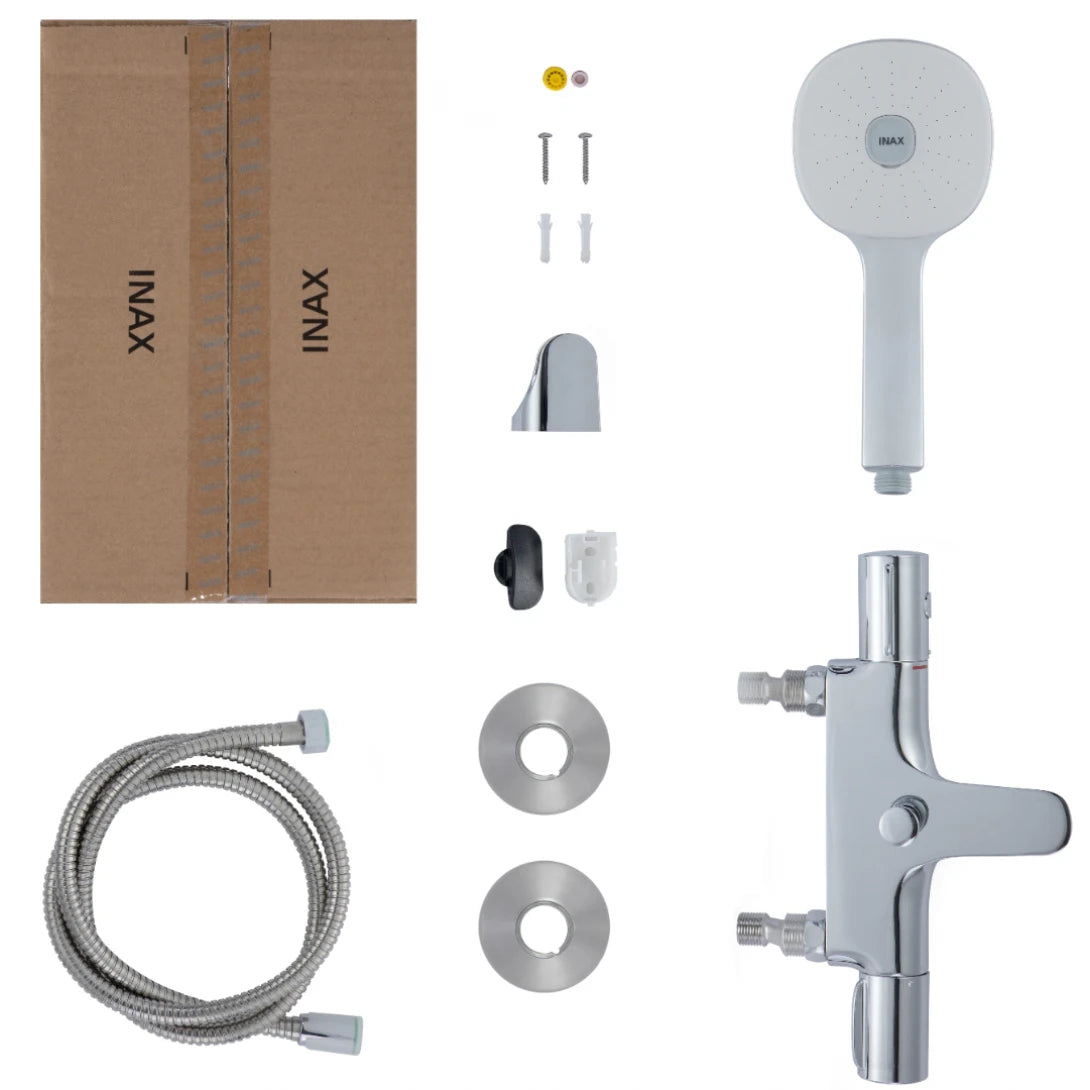 Vòi Sen Tắm Nhiệt Độ INAX BFV-3413T-8C – Tay Sen Tăng Áp ECOFUL SHOWER