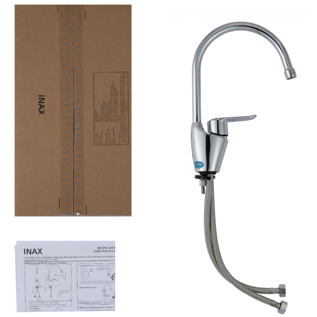 Vòi Rửa Chén Nóng Lạnh INAX SFV-2011S – Sang Trọng, Bền Bỉ, Tiện Lợi