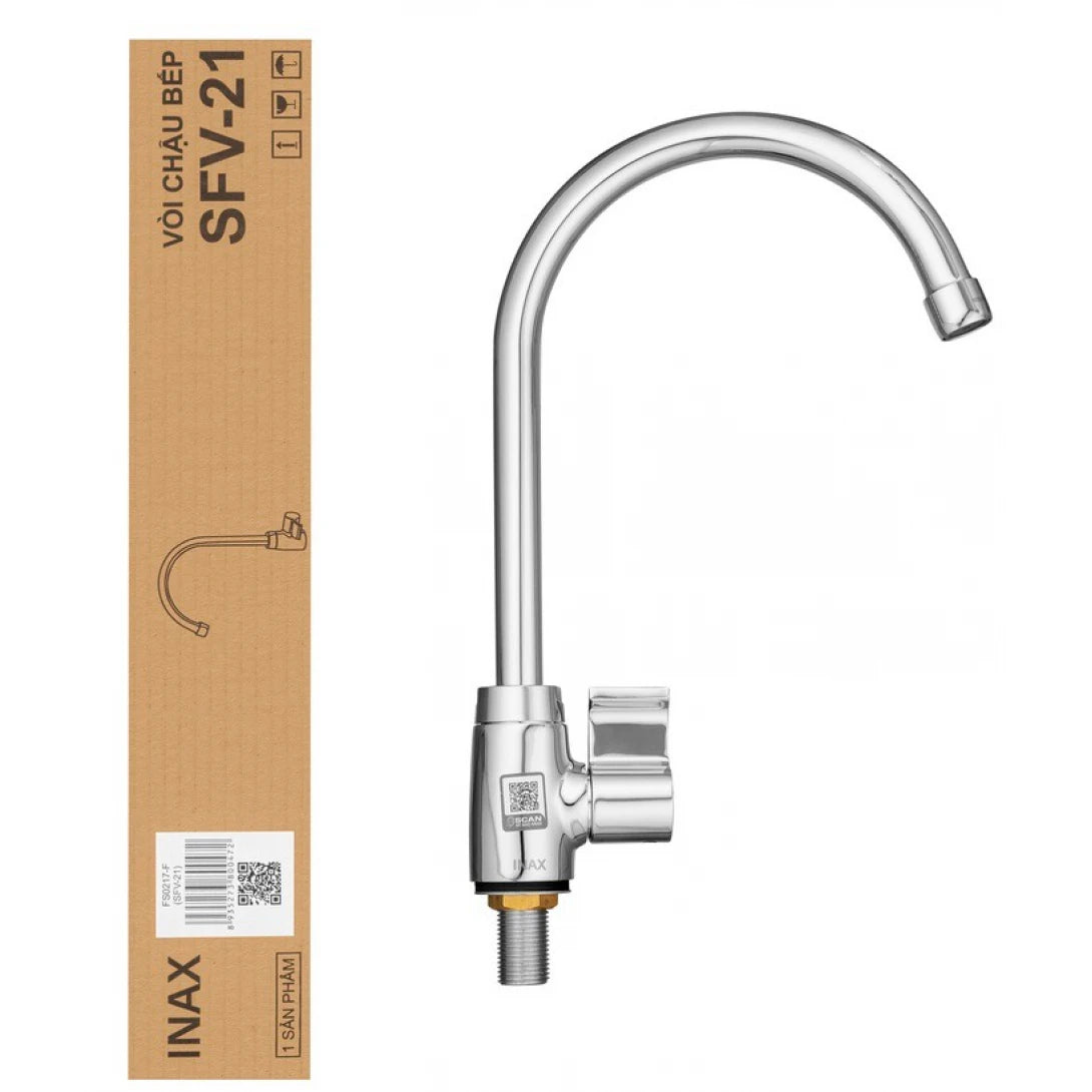 Vòi Rửa Chén Lạnh INAX SFV-21 – Thiết Kế Sang Trọng, Bền Bỉ, Dễ Sử Dụng