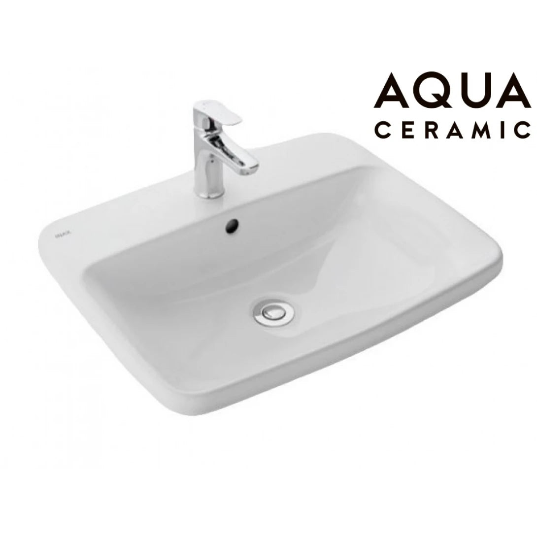 Chậu Rửa Lavabo Inax AL-2398V (AL2398V) Dương Vành AquaCeramic