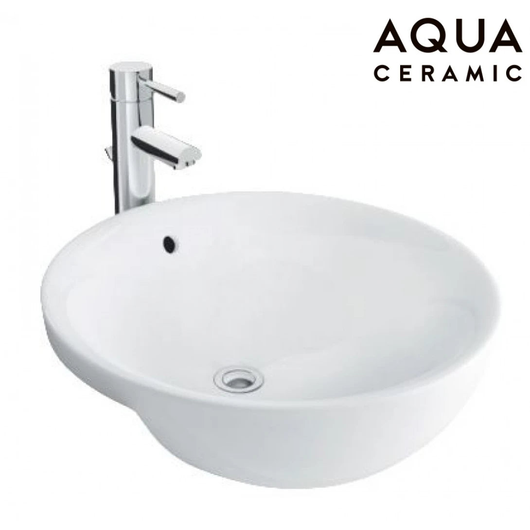 Chậu Rửa Mặt Lavabo Inax AL-333V (AL333V) Bán Âm AquaCeramic