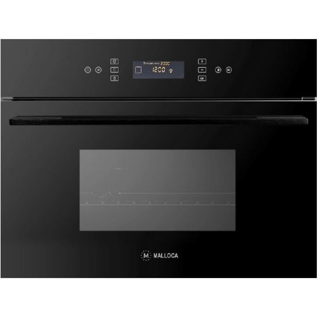 Lò Hấp Malloca MST-35CP Âm Tủ Kính Đen 35L