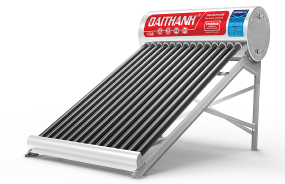 Bình Nước Nóng Năng Lượng Mặt Trời Đại Thành 160L-58 VIGO SUS 316