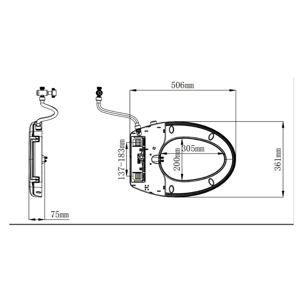 Nắp Rửa Cơ JOMOO 97142-00-1