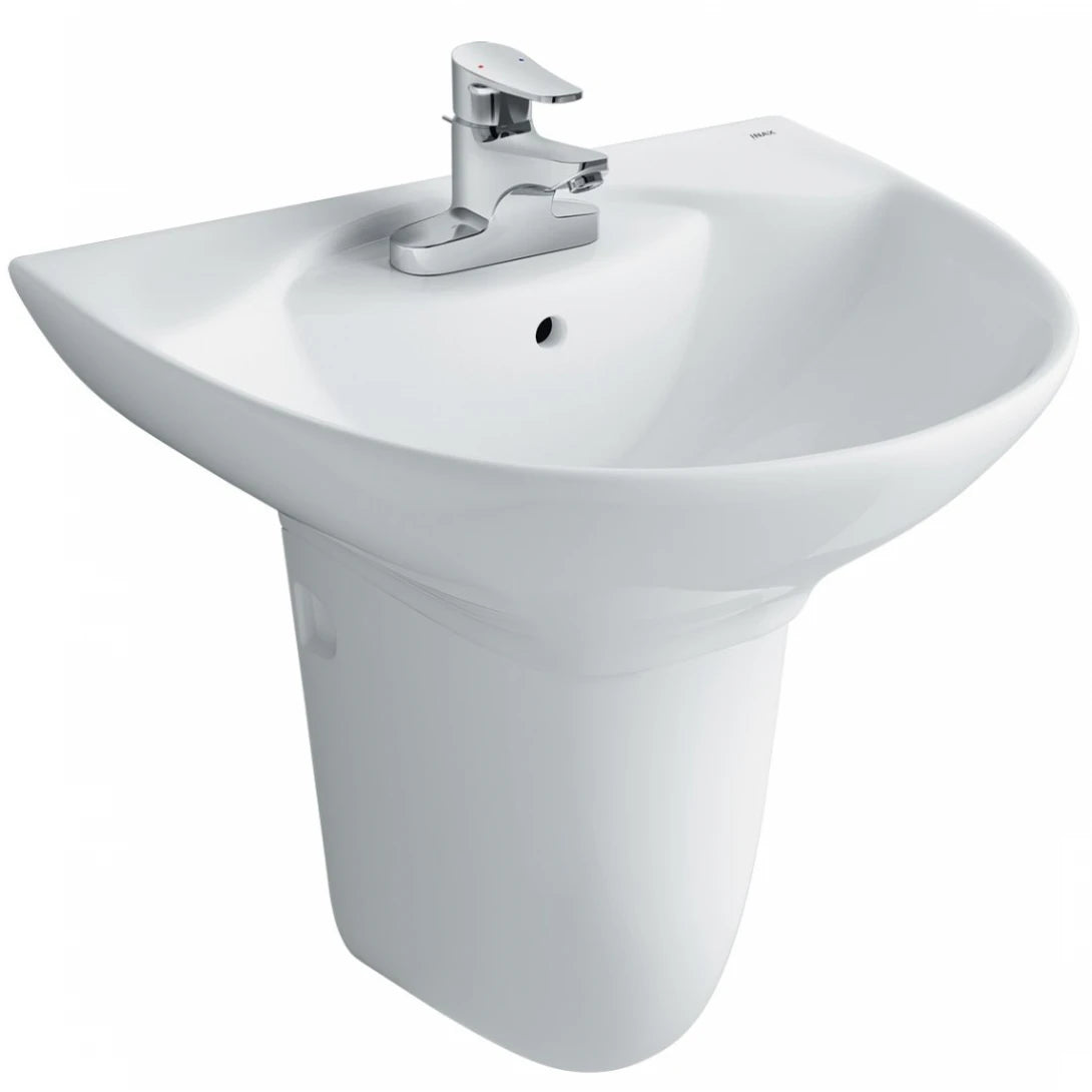 Lavabo Treo Tường Inax L-288V/L-288VC Chân Ngắn