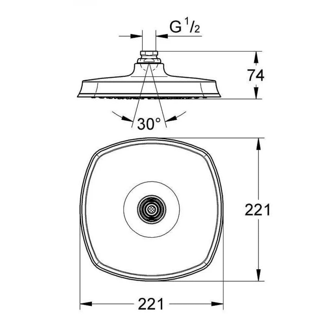 Bát Sen Rainshower Grohe Grandera 27974IG0