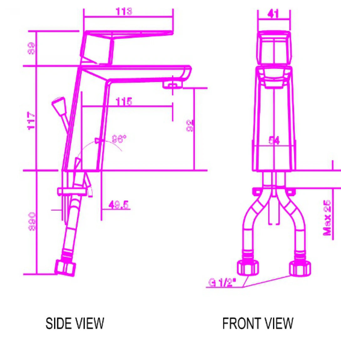 Vòi Lavabo American Standard Ventuno WF-6901 (WF6901) Nóng Lạnh