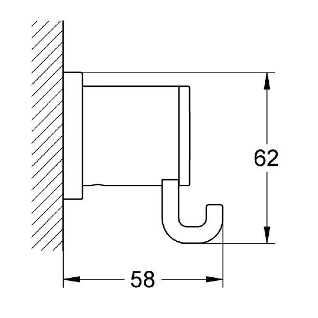 Móc Áo Grohe 40284000 Allure