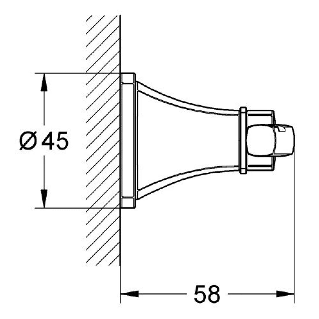 Móc Áo Grohe 40631IG0 Grandera