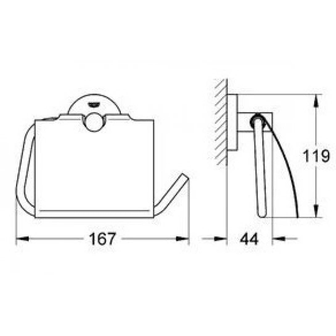 Móc Giấy Vệ Sinh Grohe 40367001 Essentials