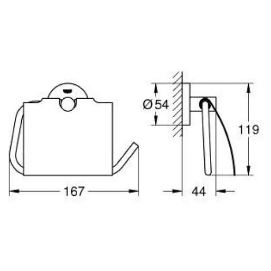 Móc Giấy Vệ Sinh Grohe 40367GL1 Essentials Màu Vàng