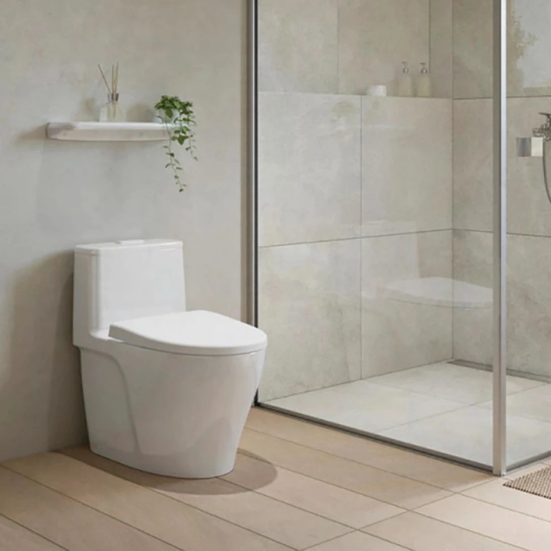 Bồn Cầu INAX AC-989VN (AC989VN) 1 Khối Nắp Êm