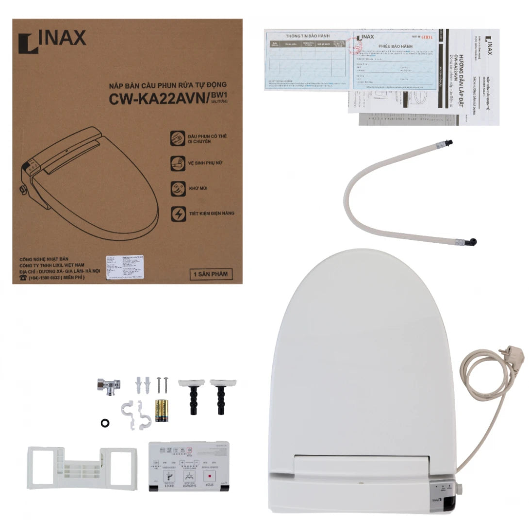 Nắp Điện Tử INAX CW-KA22AVN (CWKA22AVN) Bảng Điều Khiển Từ Xa