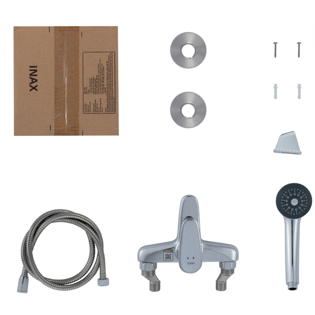 Vòi Sen Nóng Lạnh INAX BFV-1113S-4C – Tay Sen Mạ Cr/Ni