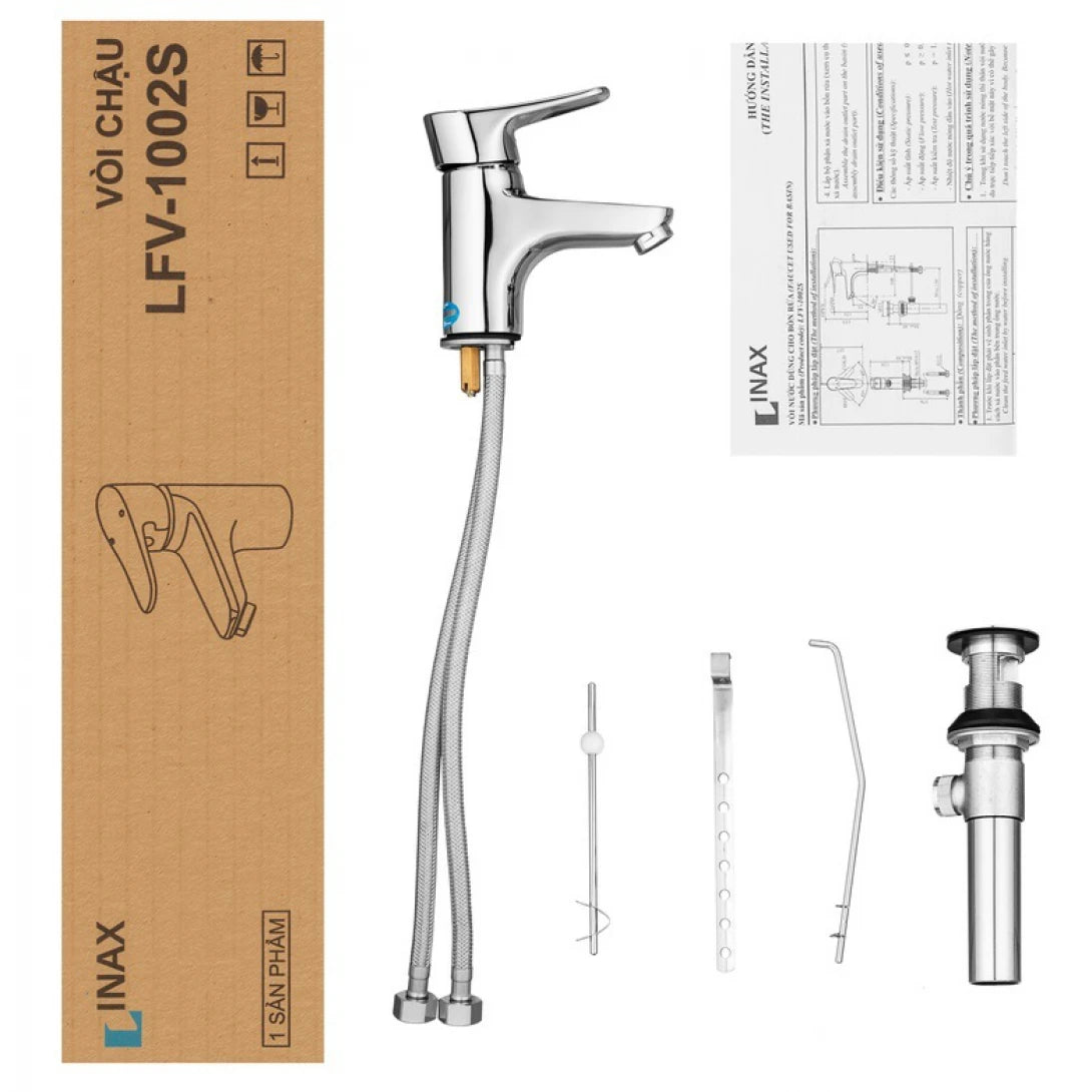 Vòi Chậu Lavabo Inax LFV-1002S (LFV1002S) Nóng Lạnh