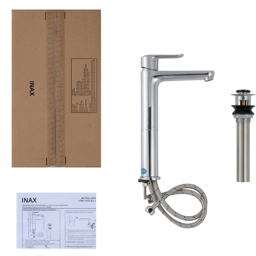 Vòi Lavabo Inax LFV-2012SH (LFV2012SH) Đặt Bàn Cổ Cao