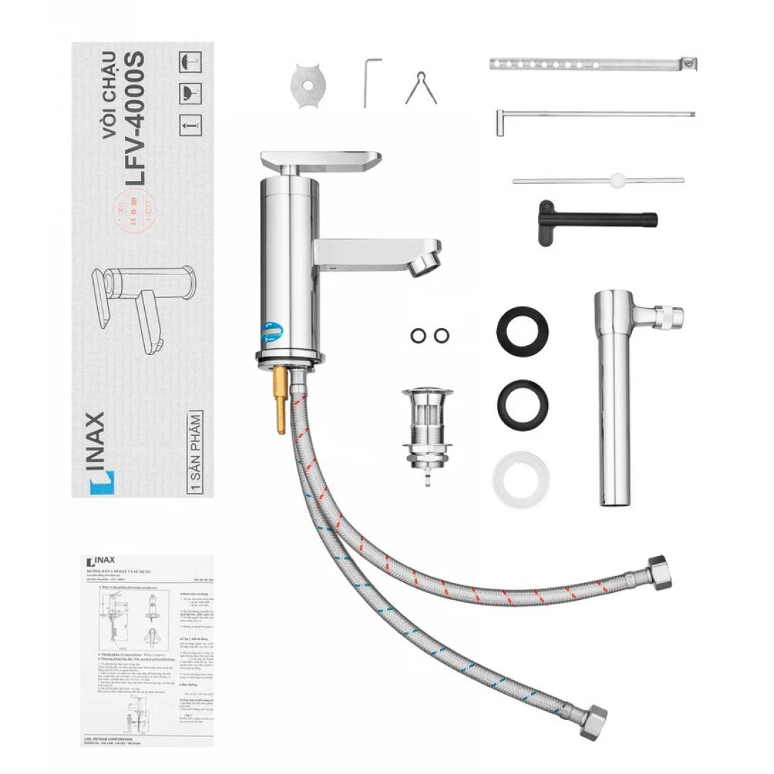 Vòi Lavabo Inax LFV-4000S (LFV4000S) Nóng Lạnh