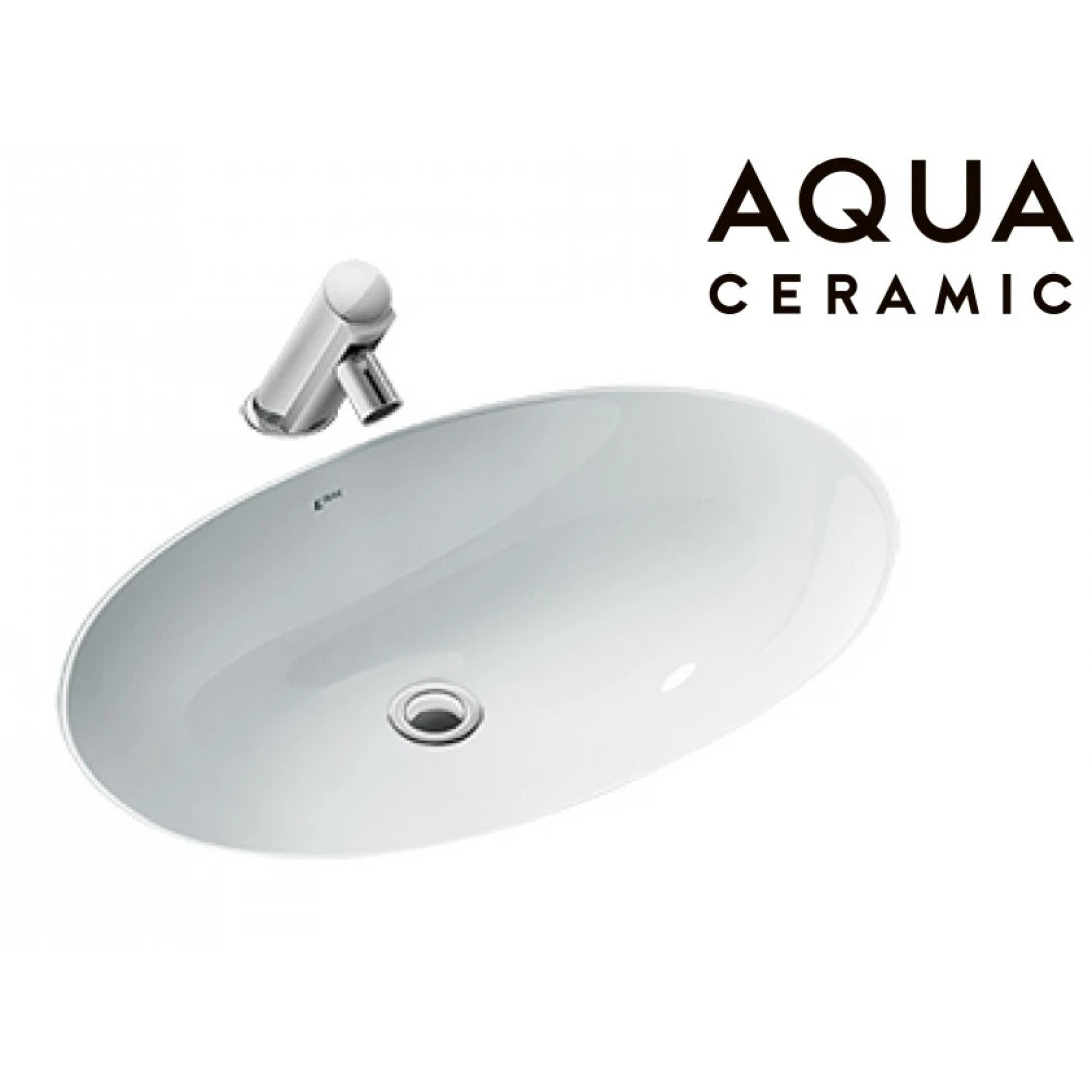 Chậu Rửa Lavabo Inax AL-2216V (AL2216V) Âm Bàn AquaCeramic