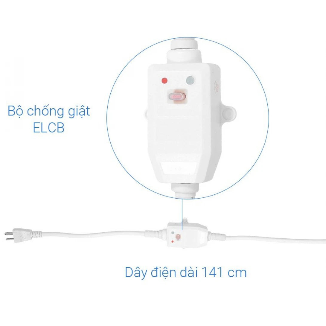 Bình Máy Nước Nóng Ariston PRO R 50 SH 2.5 FE 50 Lít Ngang Gián Tiếp 2500W