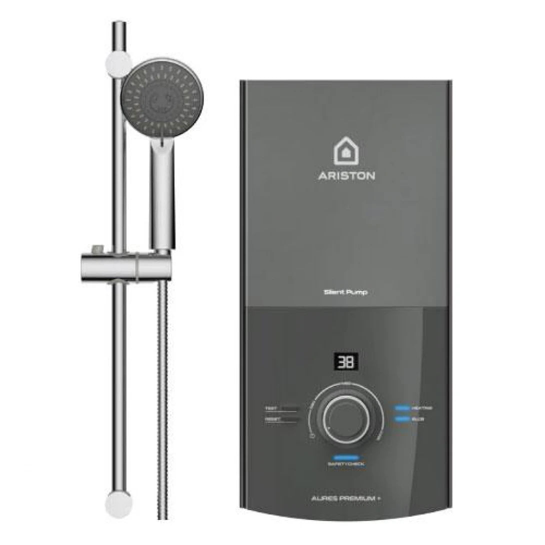 Máy Nước Nóng Ariston Aures Premium+ 4.5 Trực Tiếp 2.0 ( Xám)
