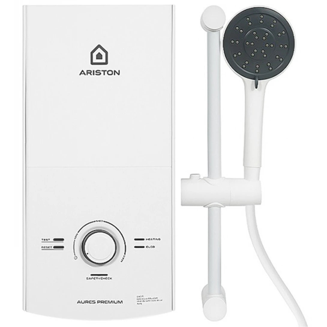 Máy Nước Nóng Ariston Aures Premium 4.5 Trực Tiếp 2.0 (Trắng)