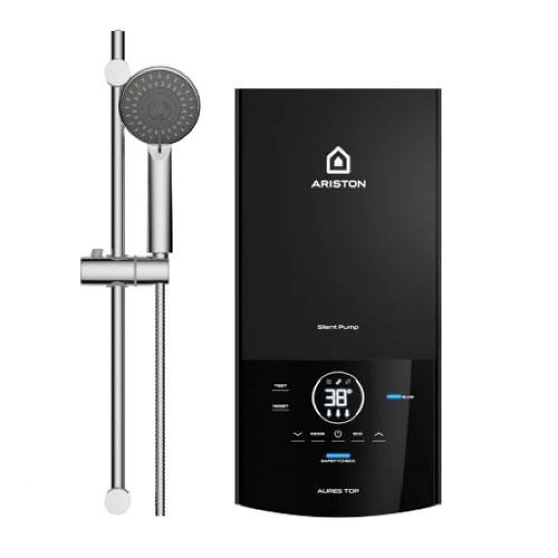 Máy Nước Nóng Ariston Aures Top 4.5P Trực Tiếp Có Bơm 2.0