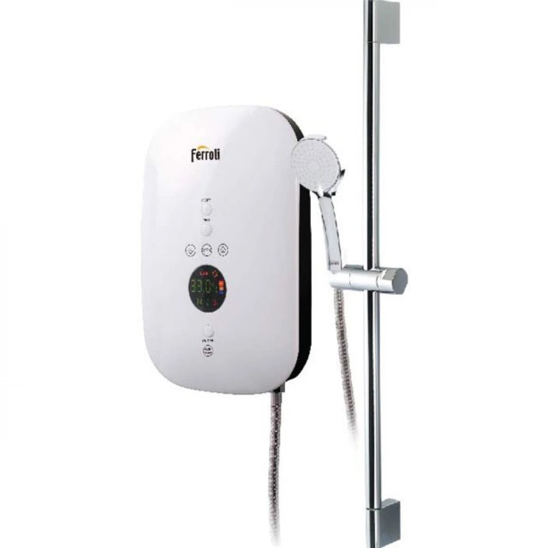 Máy Nước Nóng Ferroli DIVO SDP 4.5S Trực Tiếp Có Bơm 4500W (Bơm + Màn Hình)