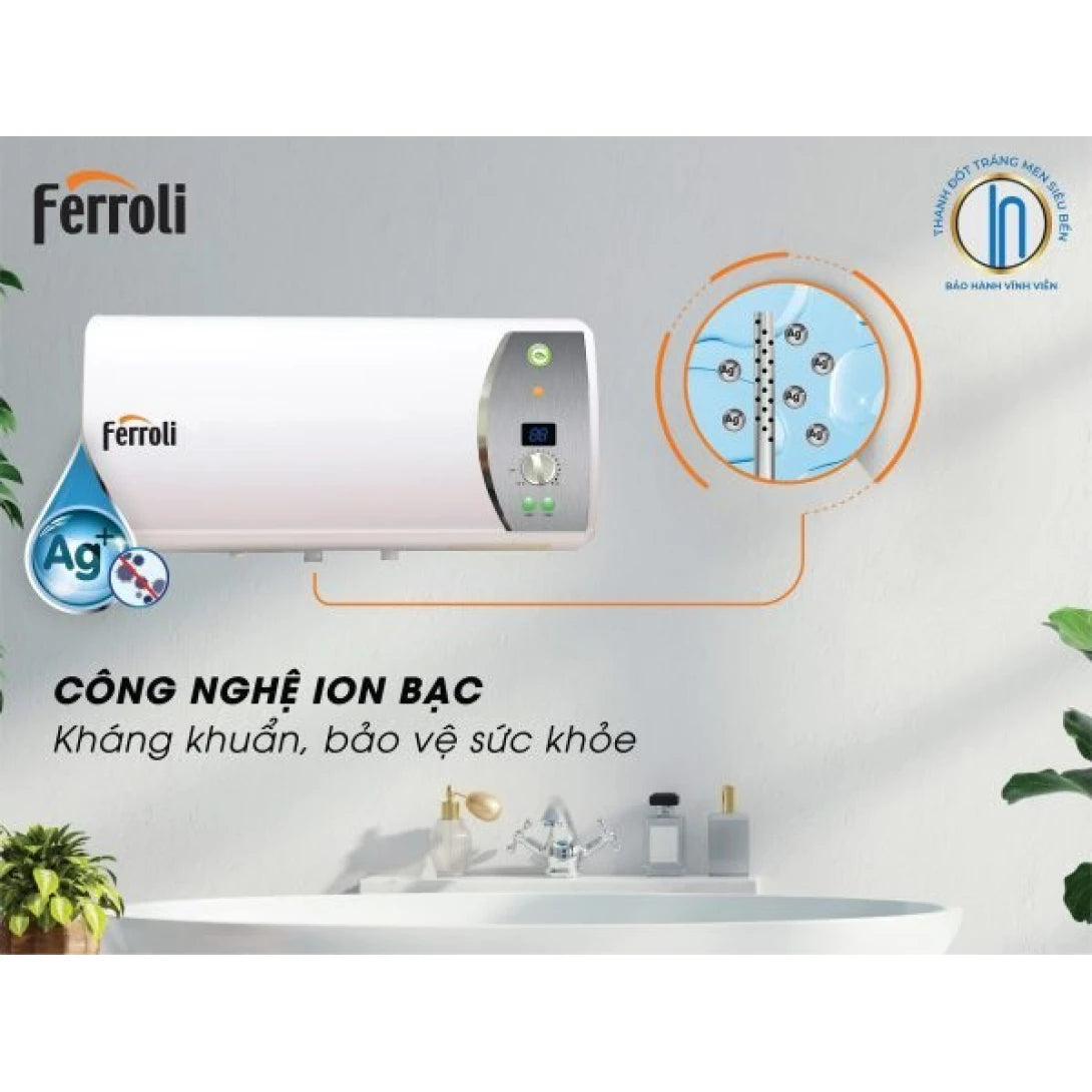 Máy Nước Nóng Ferroli Verdi Ag+ 30L Gián Tiếp 3 Công Suất