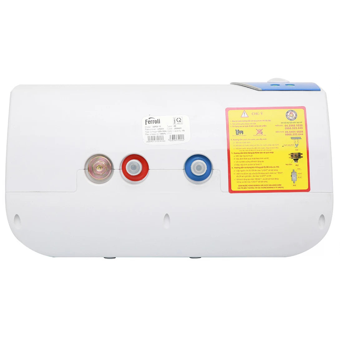 Máy Nước Nóng Ferroli Verdi Ae 20L Gián Tiếp 3 Công Suất