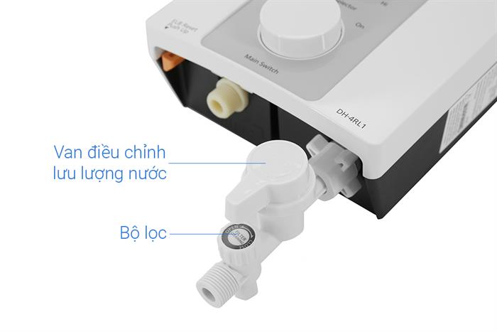 Máy Nước Nóng Panasonic DH-4RL1VW Trực Tiếp Không Bơm Tăng Áp 4500W