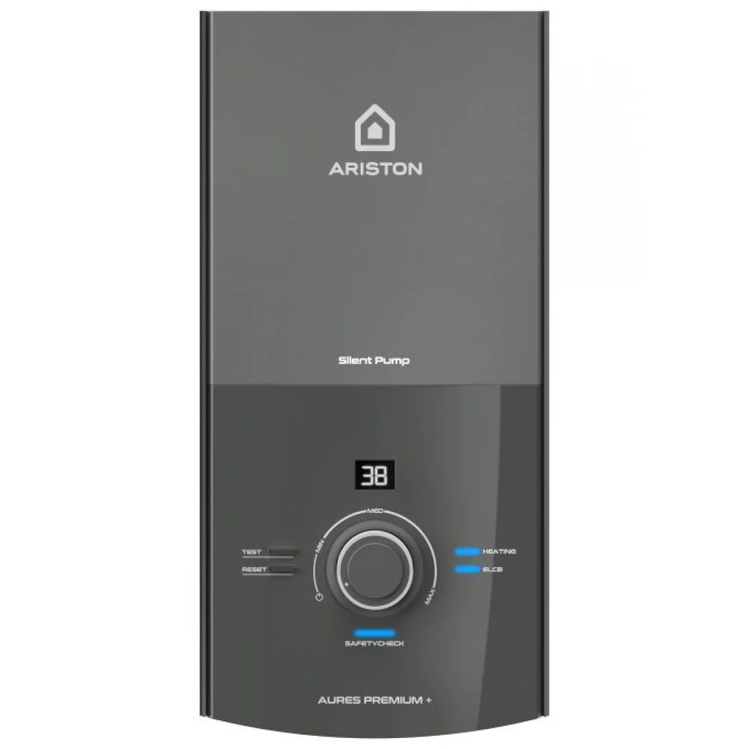 Máy Nước Nóng Ariston Aures Premium+ 4.5 Trực Tiếp 2.0 ( Xám)