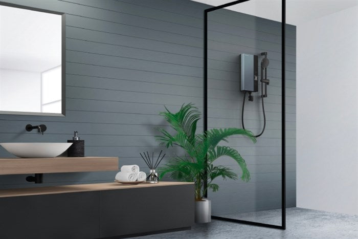 Máy Nước Nóng Panasonic DH-4UDP1VZ Trực Tiếp 4500W Màu Đen Có Bơm