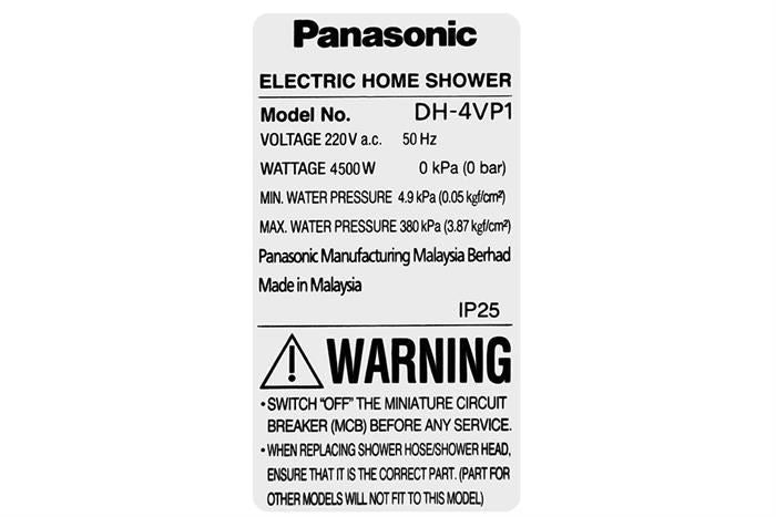 Máy Nước Nóng Panasonic DH-4VP1VW Trực Tiếp Có Bơm