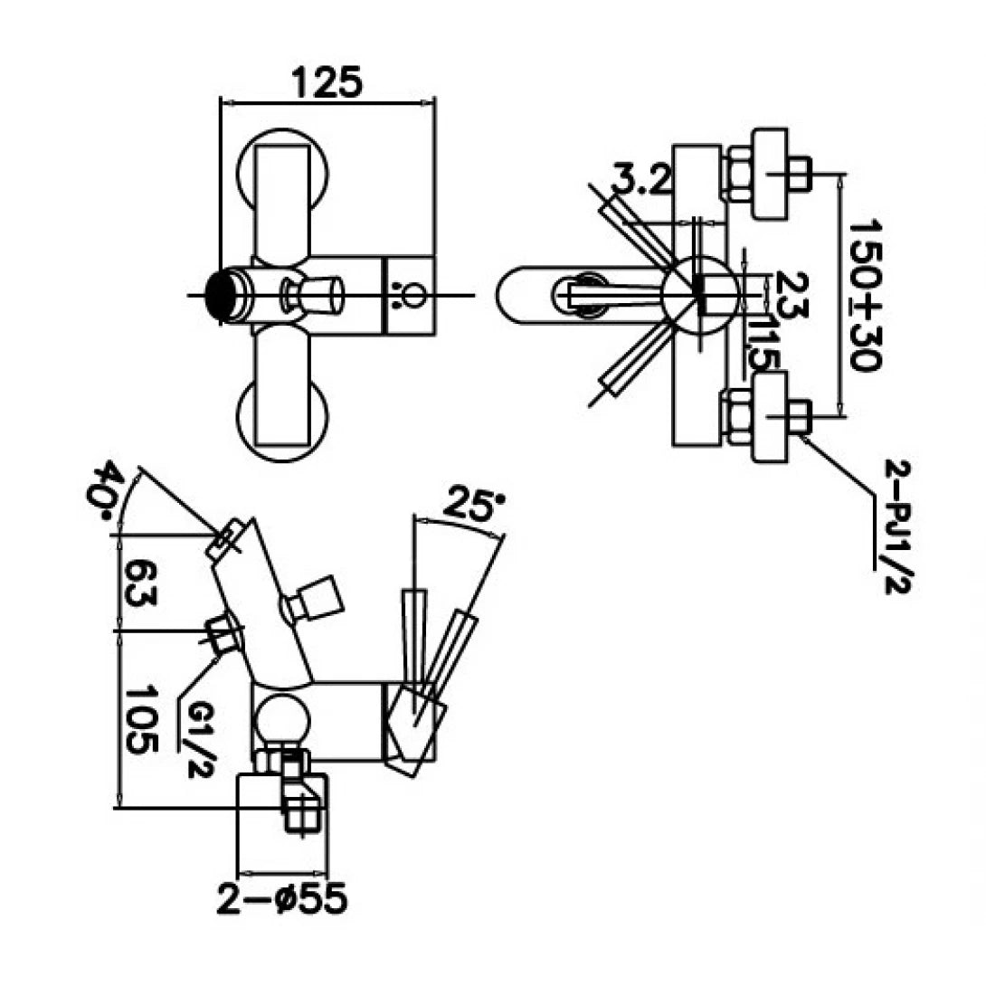 Vòi Sen Tắm Nóng Lạnh INAX BFV-8000S – Tay Sen Mạ Cr/Ni, Tiết Kiệm Nước & Bền Bỉ