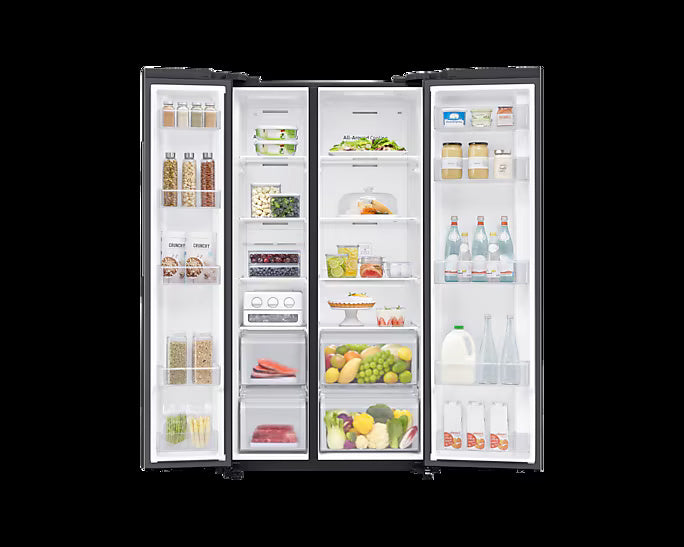 Tủ LạnhSAMSUNG  Side by Side RS62R5001B4/SV với SpaceMax™, 655 L, màu Đen - Bếp Việt Pro